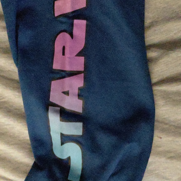 Star Wars Disney Grogu Graphic Sun Blue Oversized Cotton Drawstring Hoodie S NWT - Picture 4 of 9